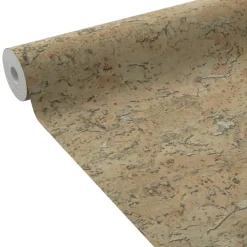 Sale Papier peint intissé FALCO coloris brun liège - Papiers Peints