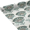 Outlet Papier peint intissé PALOMIA coloris vert émeraude - Papiers Peints