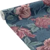 Fashion Papier peint intissé KAYLEEN bleu saphir et magenta - Papiers Peints