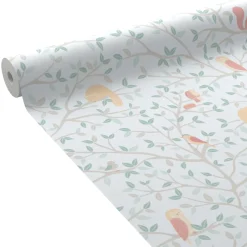 Best Papier peint intissé FOREST LAND coloris blanc - Enfant Papiers Peints Enfant|Papiers Peints