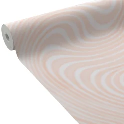 Online Papier peint intissé CANDY coloris orange pastel - Papiers Peints