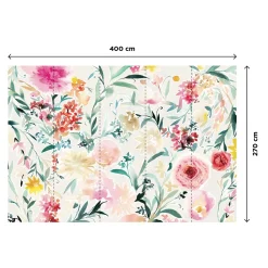 Clearance Papier peint panoramique XL ROSALIA 400 x 270 cm - Papiers Peints Panoramiques|Papiers Peints
