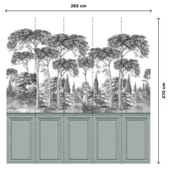 New Papier peint panoramique XL TOSCANA 265 x 270 cm - Papiers Peints Panoramiques|Papiers Peints