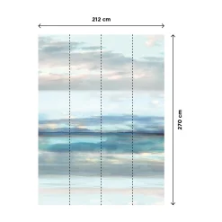 Fashion Papier peint panoramique XL AZUREO 212 x 270 cm - Papiers Peints Panoramiques|Papiers Peints