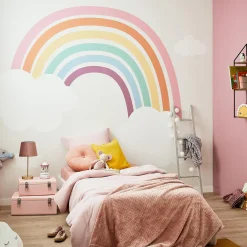 Sale Papier peint panoramique XL RAINBOW 300 x 270 cm - Enfant Décors Panoramiques Enfant|Papiers Peints Enfant