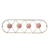 Best Patère JELLY coloris rose et or - Enfant Déco Enfant|Déco Murale Enfant