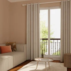 Fashion Rideau DIONE coloris beige 140 x 260 cm - Rideaux