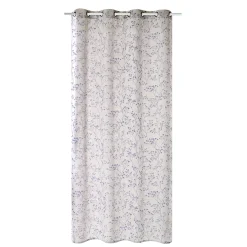 Outlet Rideau Lin IPSA coloris indigo 140 x 280 cm - Rideaux