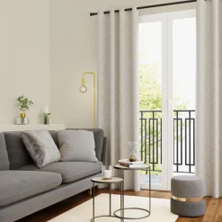 Clearance Rideau OXIA coloris écru 140 x 260 cm - Rideaux