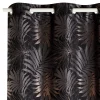 Hot Rideau PALMAE coloris anthracite 140 x 260 cm - Rideaux