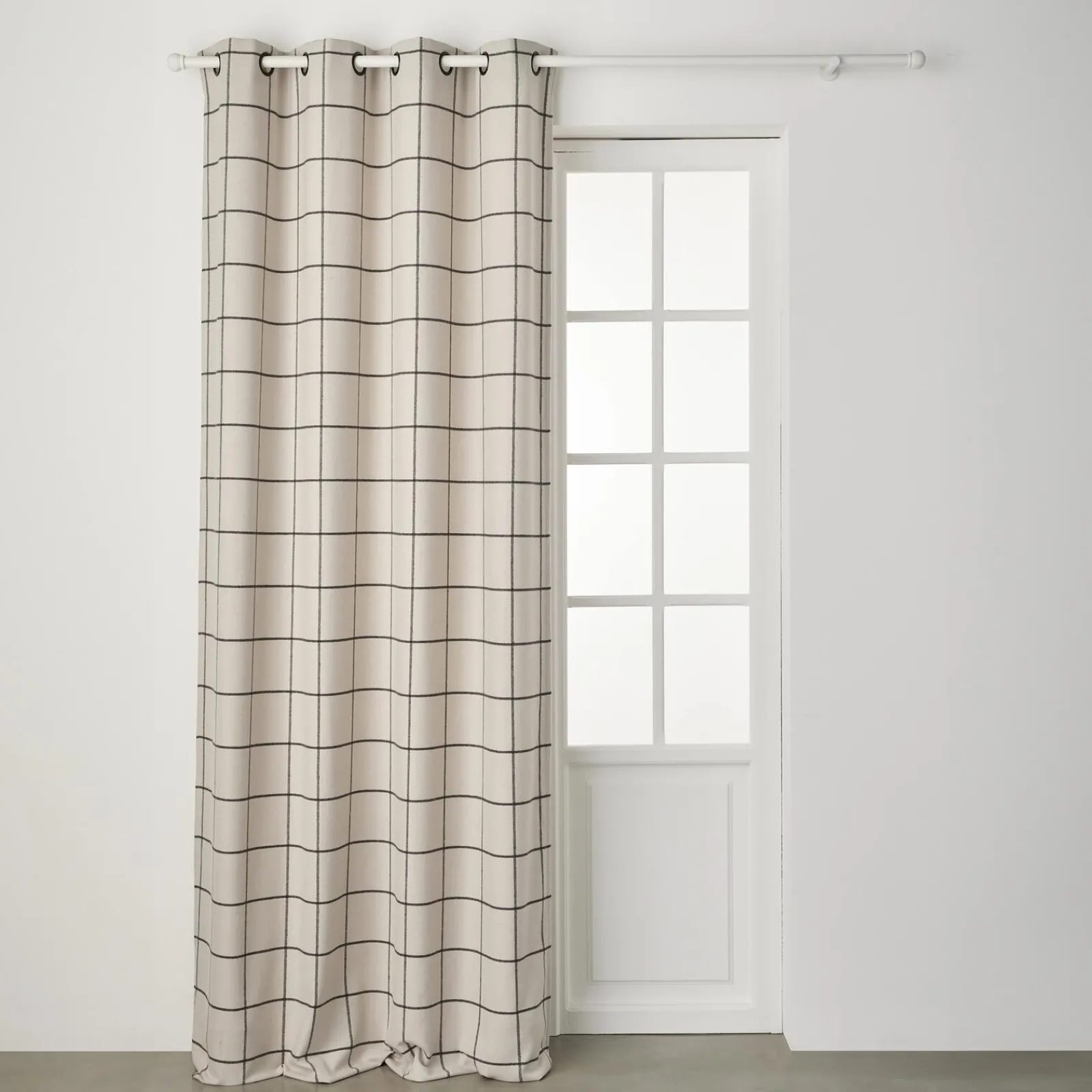 Discount Rideau SOLANE coloris naturel 140 x 260 cm - Rideaux