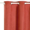 Sale Rideau thermique KINLEY terracotta 140 x 180 cm - Rideaux