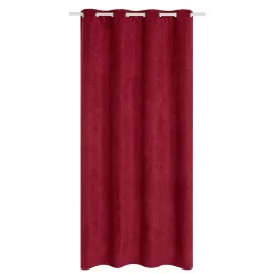 Outlet Rideau thermique KINLEY coloris marsala 140 x 260 cm - Rideaux