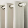 Fashion Rideau thermique TROMSO blanc cassé 250 x 260 cm - Rideaux