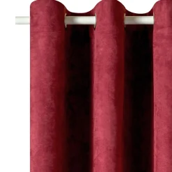 Hot Rideau VELVET coloris marsala 140 x 260 cm - Rideaux