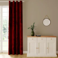 Hot Rideau VELVET coloris marsala 140 x 260 cm - Rideaux