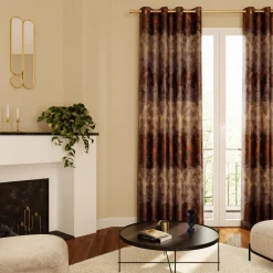 Clearance Rideau XANE coloris mordoré 140 x 260 cm - Rideaux