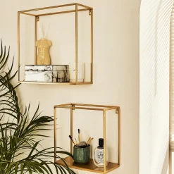 Sale Set d'étagères BEN coloris jaune - Rangements|Meubles De Rangement