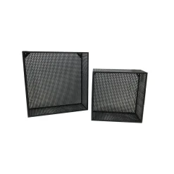 Sale Set d'étagères BROOKLYN coloris noir - Rangements|Meubles De Rangement