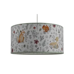 Hot Suspension CALM FOREST coloris multicolore 19 x 39 cm - Enfant Luminaires Enfant|Suspensions