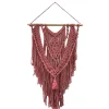 Best Suspension en macramé SURI coloris rose - Objets Muraux
