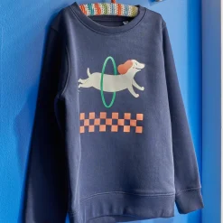 Discount Sweat sans capuche CHACHIEN coloris bleu marine - Vêtements