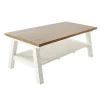 Best Table basse ETRETAT coloris naturel 60 x 120 cm - Tables