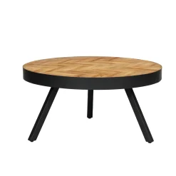 Outlet Table basse FARROW coloris Teck naturel - Tables