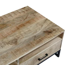 Online Table basse KHAN coloris manguier 60 x 110 cm - Tables