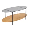 Fashion Table basse NASH coloris noir 109 x 42 cm - Tables
