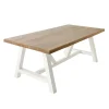 Hot Table de salle à manger ETRETAT naturel 100 x 200 cm - Tables