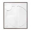 Online Tableau DANAE coloris Blanc et noyer - Tableaux Et Affiches
