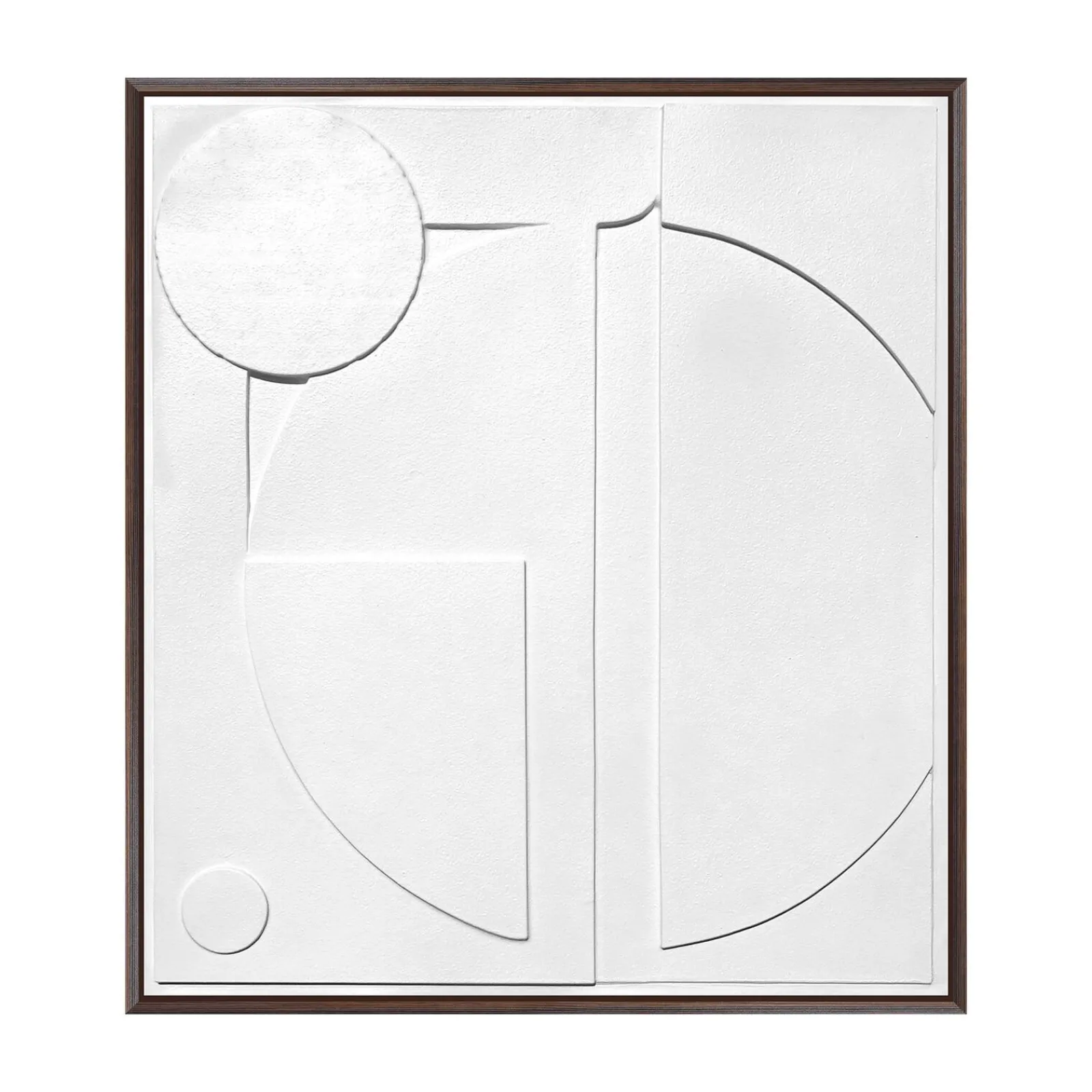 Online Tableau DANAE coloris Blanc et noyer - Tableaux Et Affiches