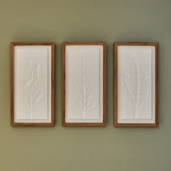 Sale Tableau embelli FLORA coloris blanc - Tableaux Et Affiches