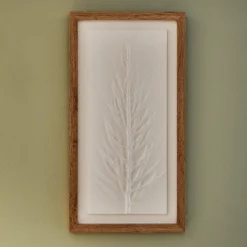 Online Tableau embelli FLORA coloris blanc - Tableaux Et Affiches