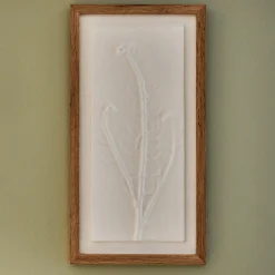 New Tableau embelli FLORA coloris blanc - Tableaux Et Affiches