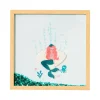 Online Tableau embelli SIRENINA coloris bleu - Enfant Déco Murale Enfant|Tableaux Et Affiches