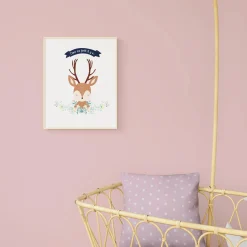 Sale Tableau FOREST LAND coloris brun - Enfant Puériculture|Déco Murale Enfant
