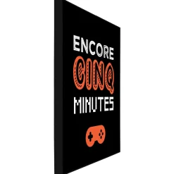 Outlet Tableau GAME 5 MINUTES coloris noir - Tableaux Et Affiches