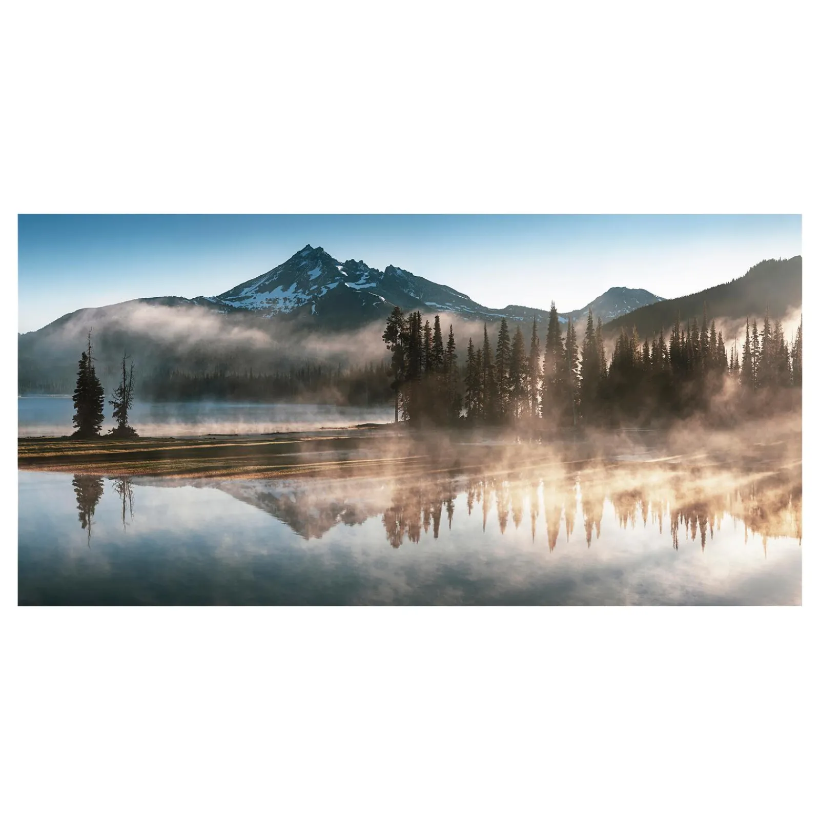 Sale Tableau LAC coloris bleu - Tableaux Et Affiches