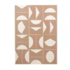 Sale Tableau LEIKA bicolore terracotta sur blanc cassé - Tableaux Et Affiches