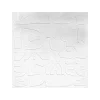 Outlet Tableau NAHIMA coloris blanc cassé - Tableaux Et Affiches