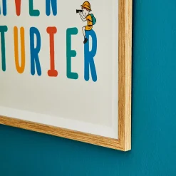 Discount Tableau PETIT AVENTURIER coloris multicolore - Enfant Déco Murale Enfant|Tableaux Et Affiches
