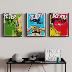 Sale Tableau PRINCESSES coloris bleu - Tableaux Et Affiches