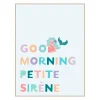 Clearance Tableau SIRENINA coloris multicolore hauteur 40 cm - Enfant Déco Murale Enfant|Tableaux Et Affiches