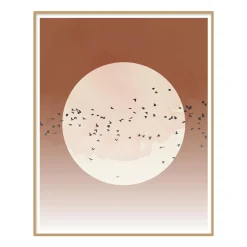 Outlet Tableau SOLEIL OISEAUX - Tableaux Et Affiches