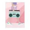 Online Tableau STEREO coloris multicolore - Tableaux Et Affiches