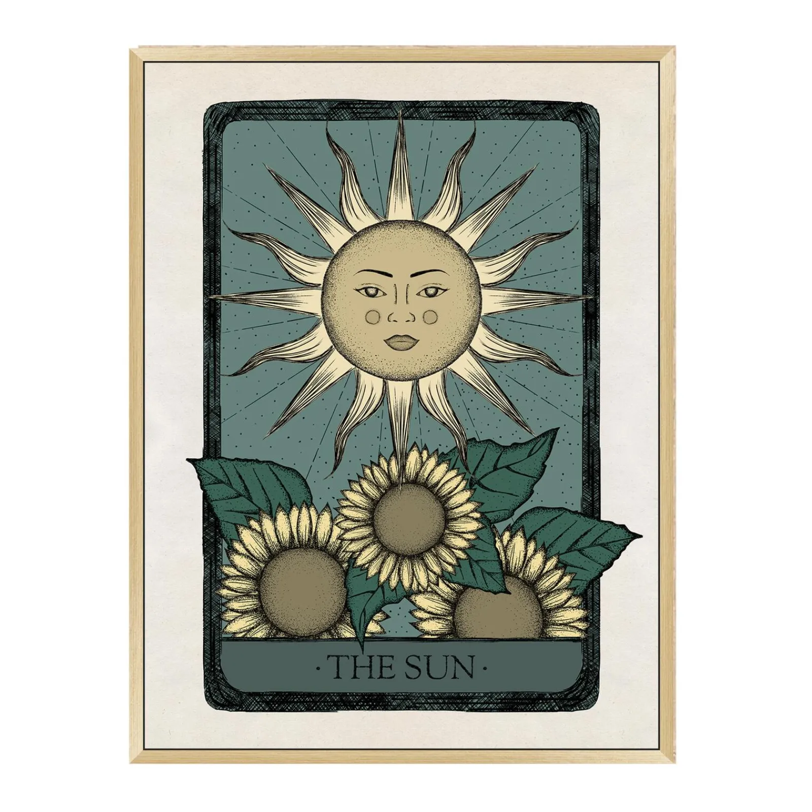 Best Tableau SUN coloris vert - Tableaux Et Affiches
