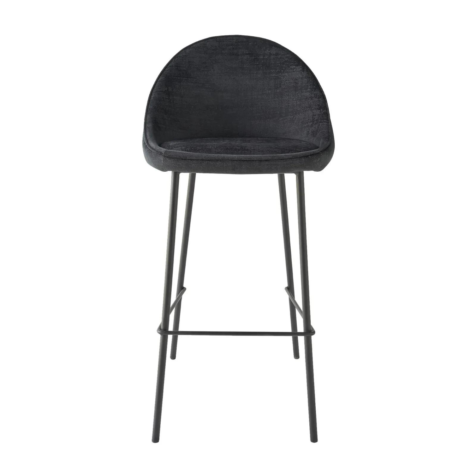 Discount Tabouret de bar CAITLYNE coloris noir - Chaises Et Tabourets