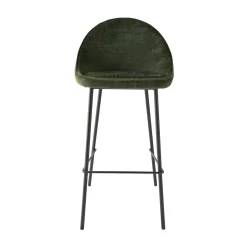 New Tabouret de bar CAITLYNE coloris vert - Chaises Et Tabourets